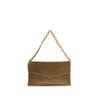 Gucci Brown Suede Leather Handbag