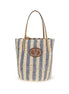 Valentino Garavani Multicolor Raffia Backet Bag