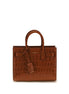 Saint Laurent Brown Calf Leather Bos Taurus Handbag