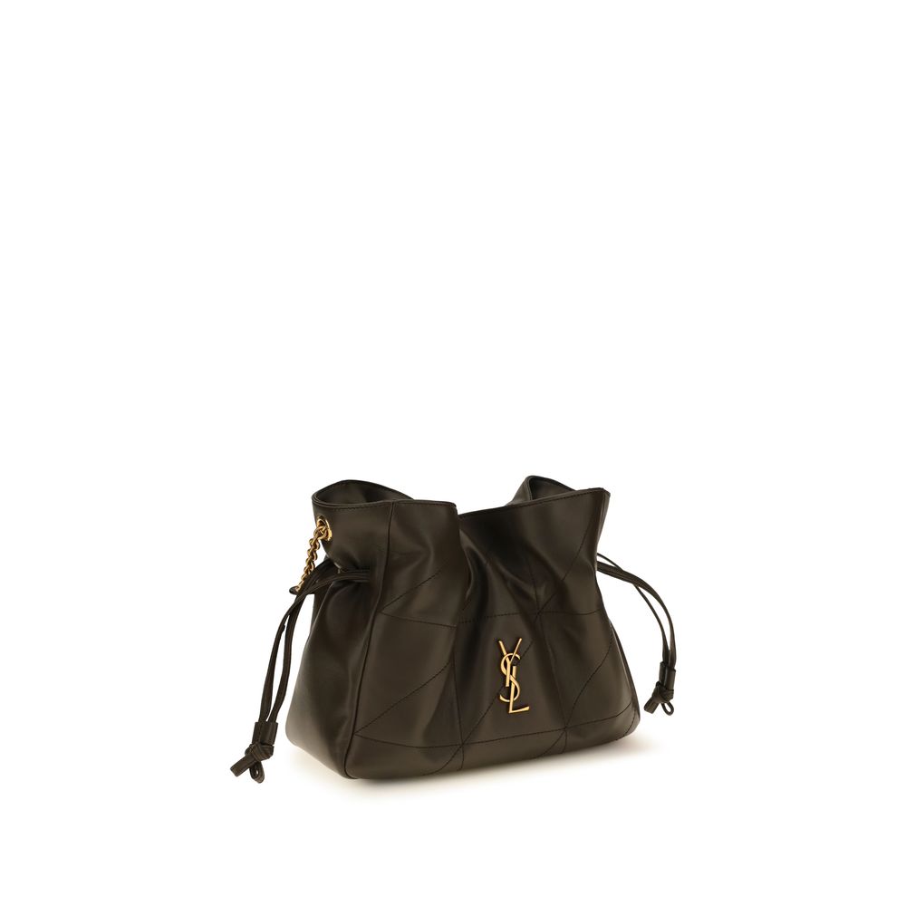 Saint Laurent Bicolor Lamb Ovis Aries Aries Clutch Bag