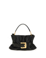 Balmain Black Calf Leather Bos Taurus Shoulder Bag