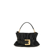 Balmain Black Calf Leather Bos Taurus Shoulder Bag
