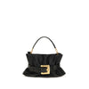 Balmain Black Calf Leather Bos Taurus Shoulder Bag