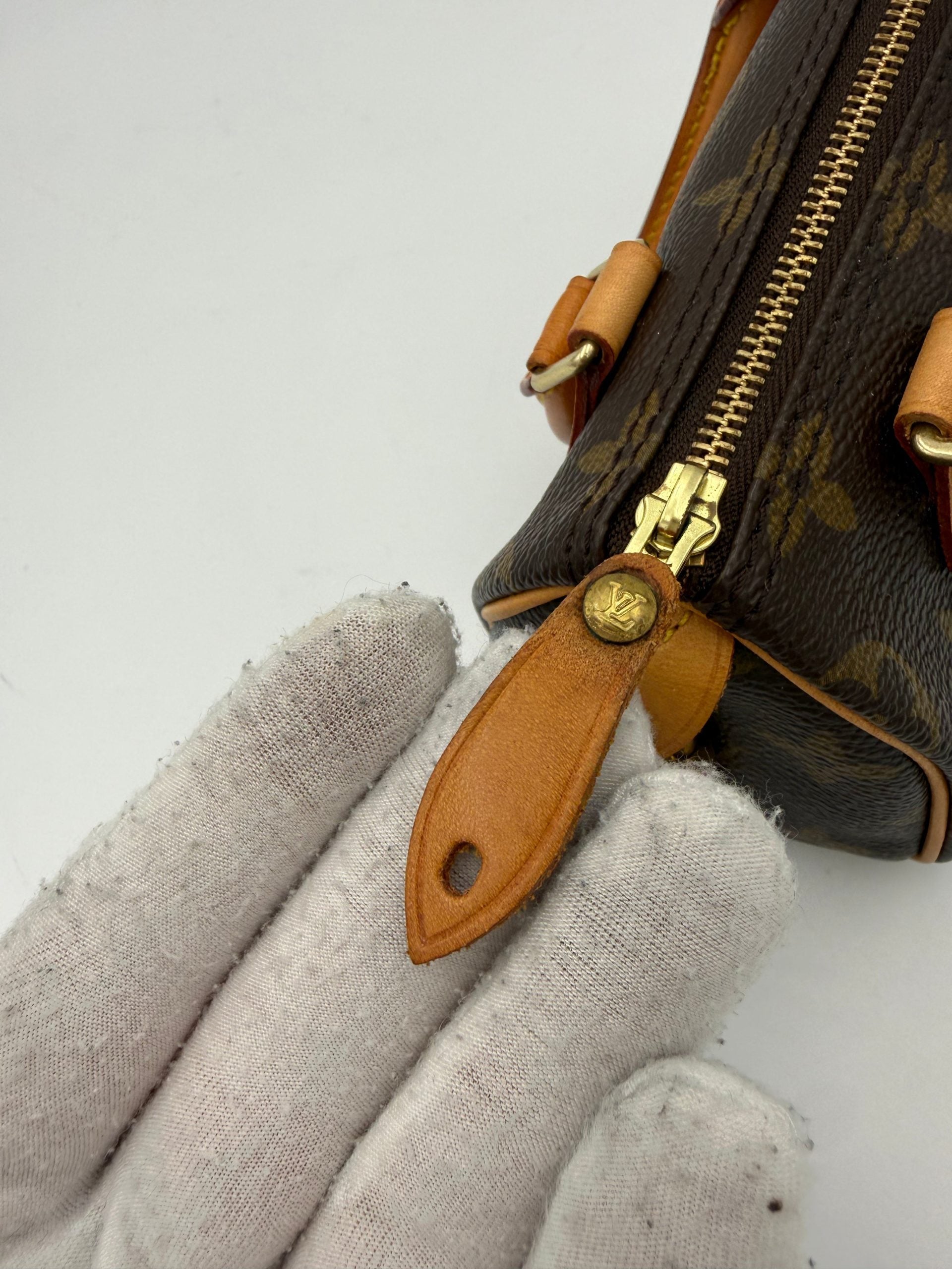 Τσάντα χειρός Nano Speedy με μοτίβο Monogram Louis Vuitton  