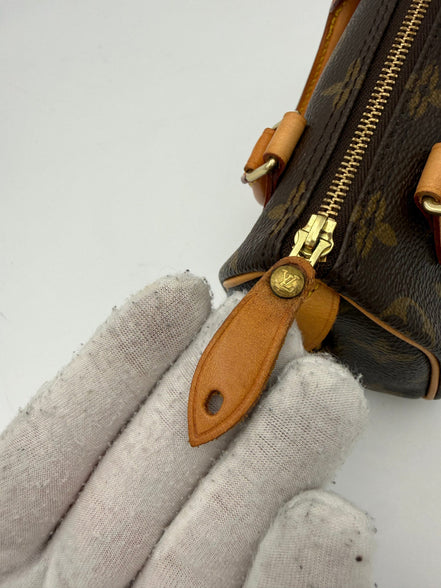 Τσάντα χειρός Nano Speedy με μοτίβο Monogram Louis Vuitton  