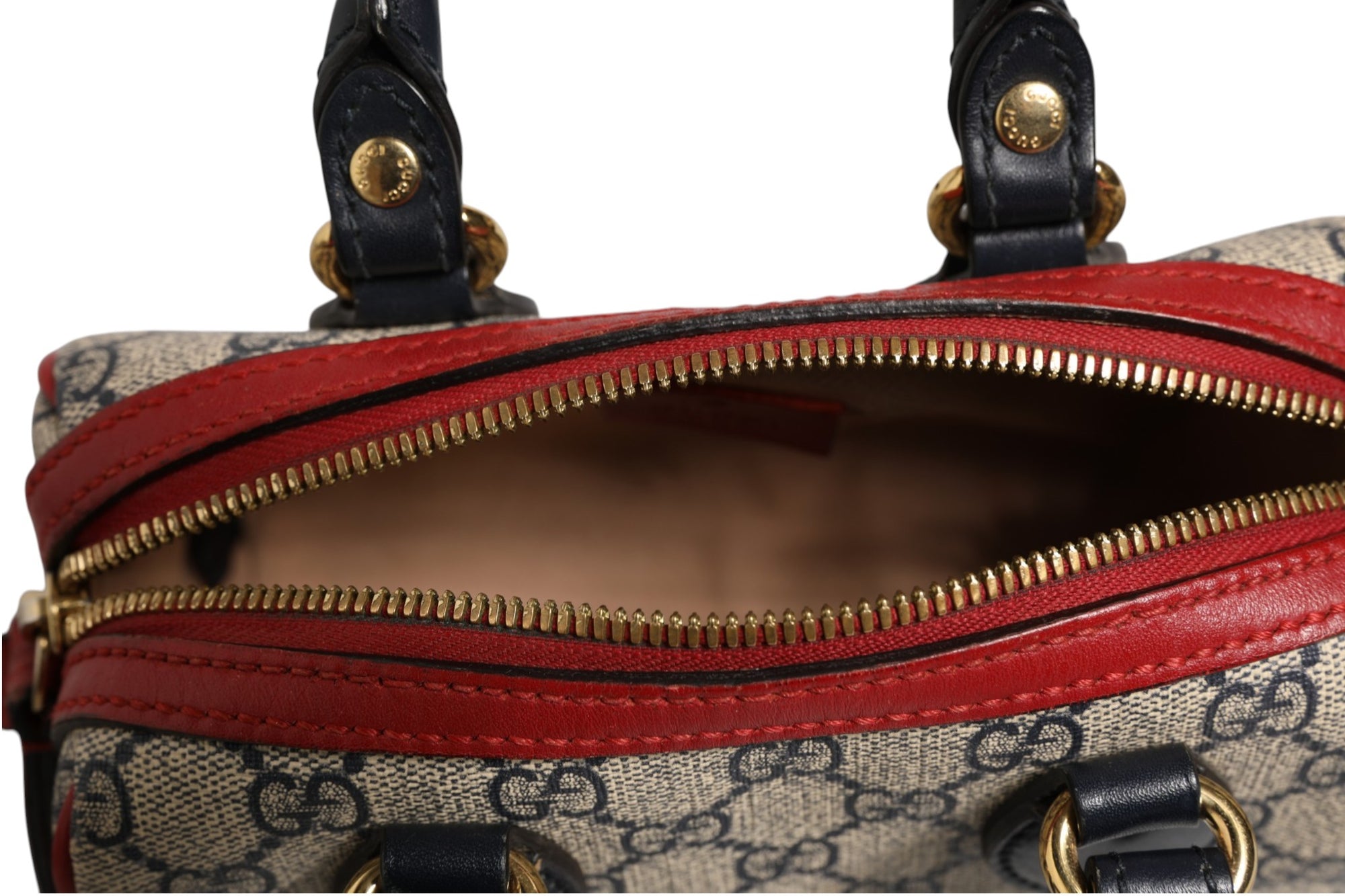 Gucci GG Supreme Mini Boston Bag
