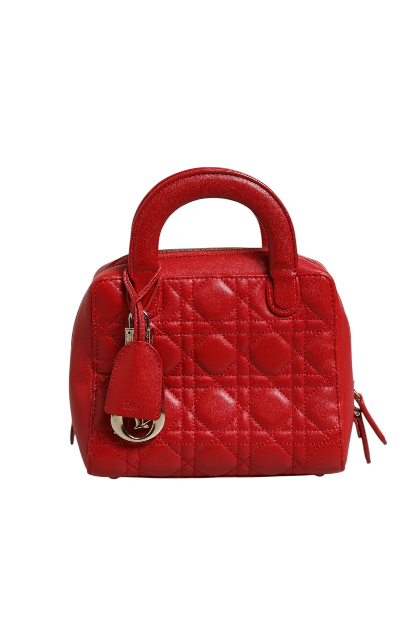 Christian Dior Small Dior Toujours Bag Black Macrocannage Calfskin