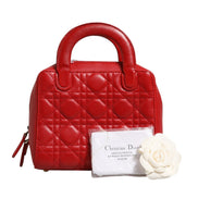 Christian Dior Small Dior Toujours Bag Black Macrocannage Calfskin