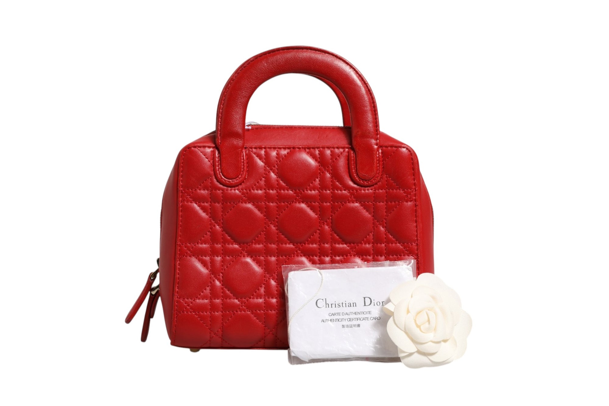 Christian Dior Small Dior Toujours Bag Black Macrocannage Calfskin