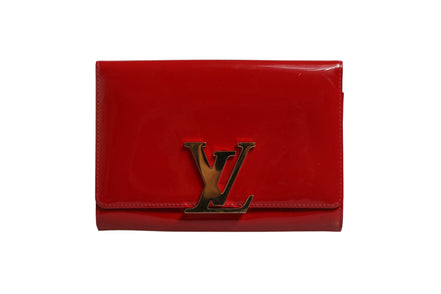 Louis Vuitton Louise PM Red Patent Leather Wallet On Chain