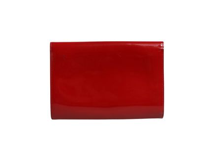 Louis Vuitton Louise PM Red Patent Leather Wallet On Chain