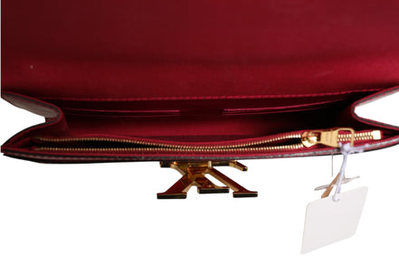 Louis Vuitton Louise PM Red Patent Leather Wallet On Chain