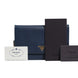Prada Blue Saffiano Leather Wallet on Chain Clutch Bag