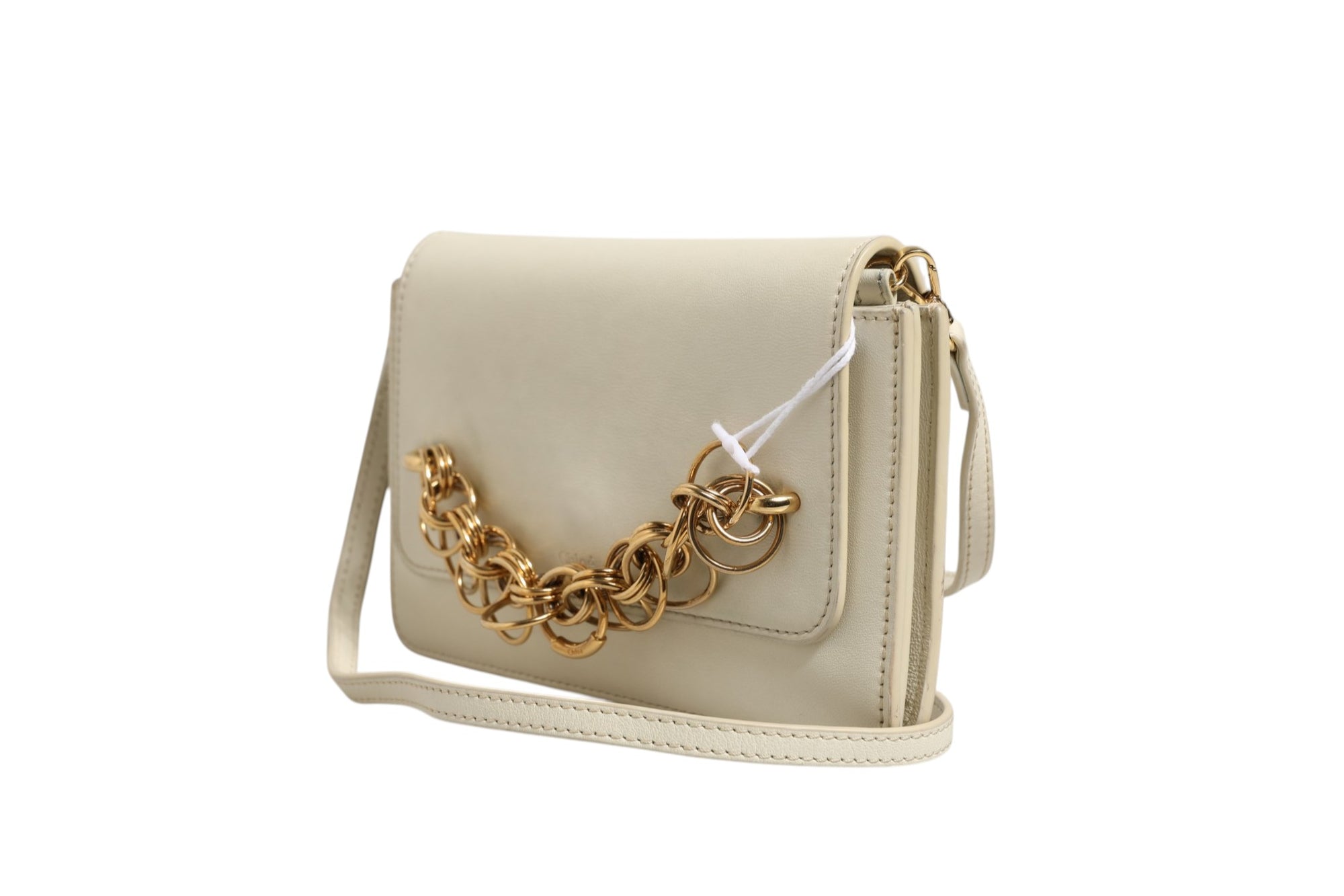 Chloé Drew Bijou Leather Clutch Small