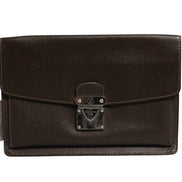 Louis Vuitton Belaia Clutch Taiga Leather