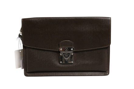 Louis Vuitton Belaia Clutch Taiga Leather
