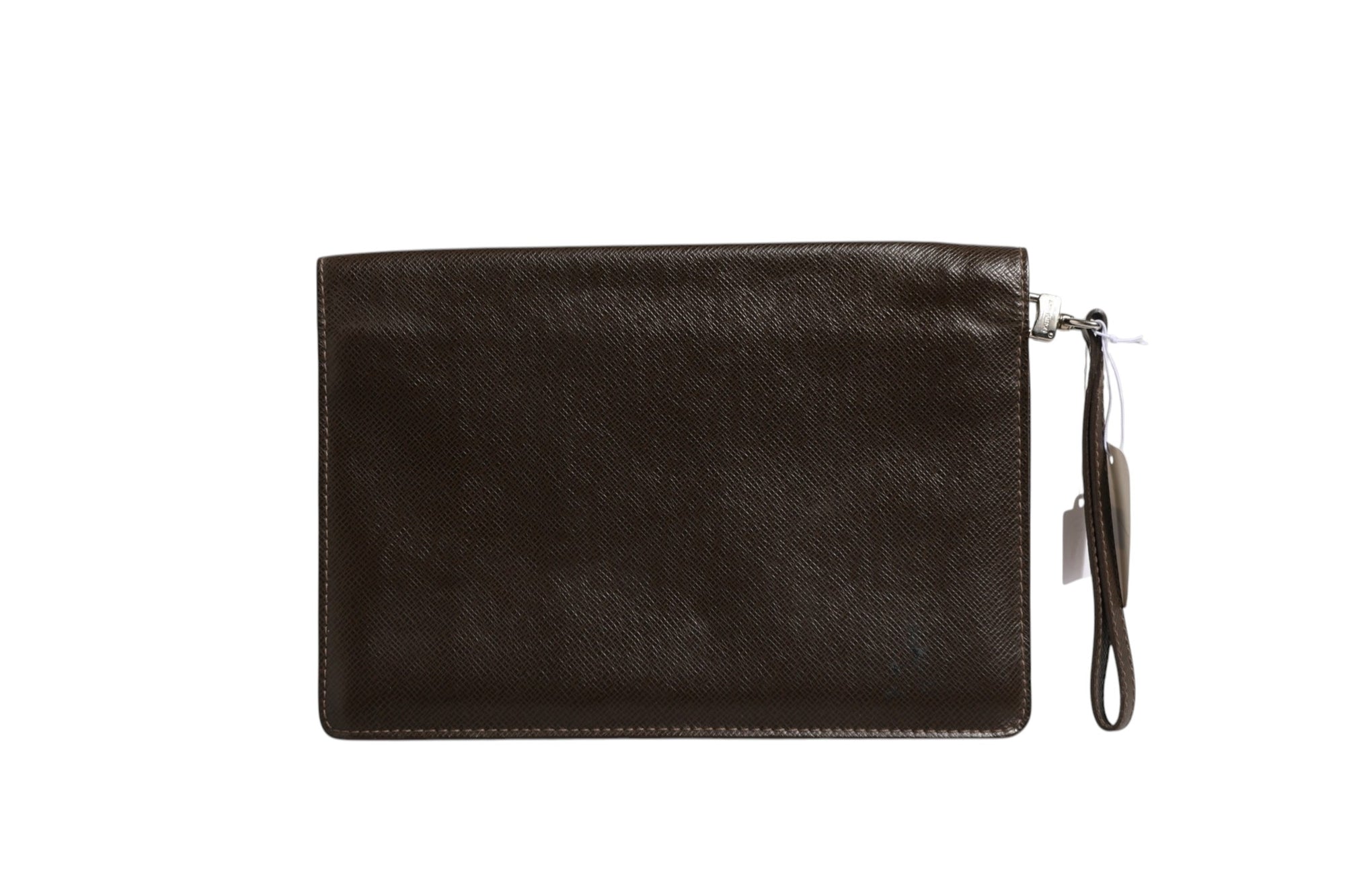 Louis Vuitton Belaia Clutch Taiga Leather