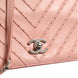 Chanel Small Classic Double Flap Bag Light Pink Chevron