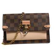 Louis Vuitton Damier Ebene Vavin Chain Wallet