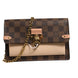 Louis Vuitton Damier Ebene Vavin Chain Wallet