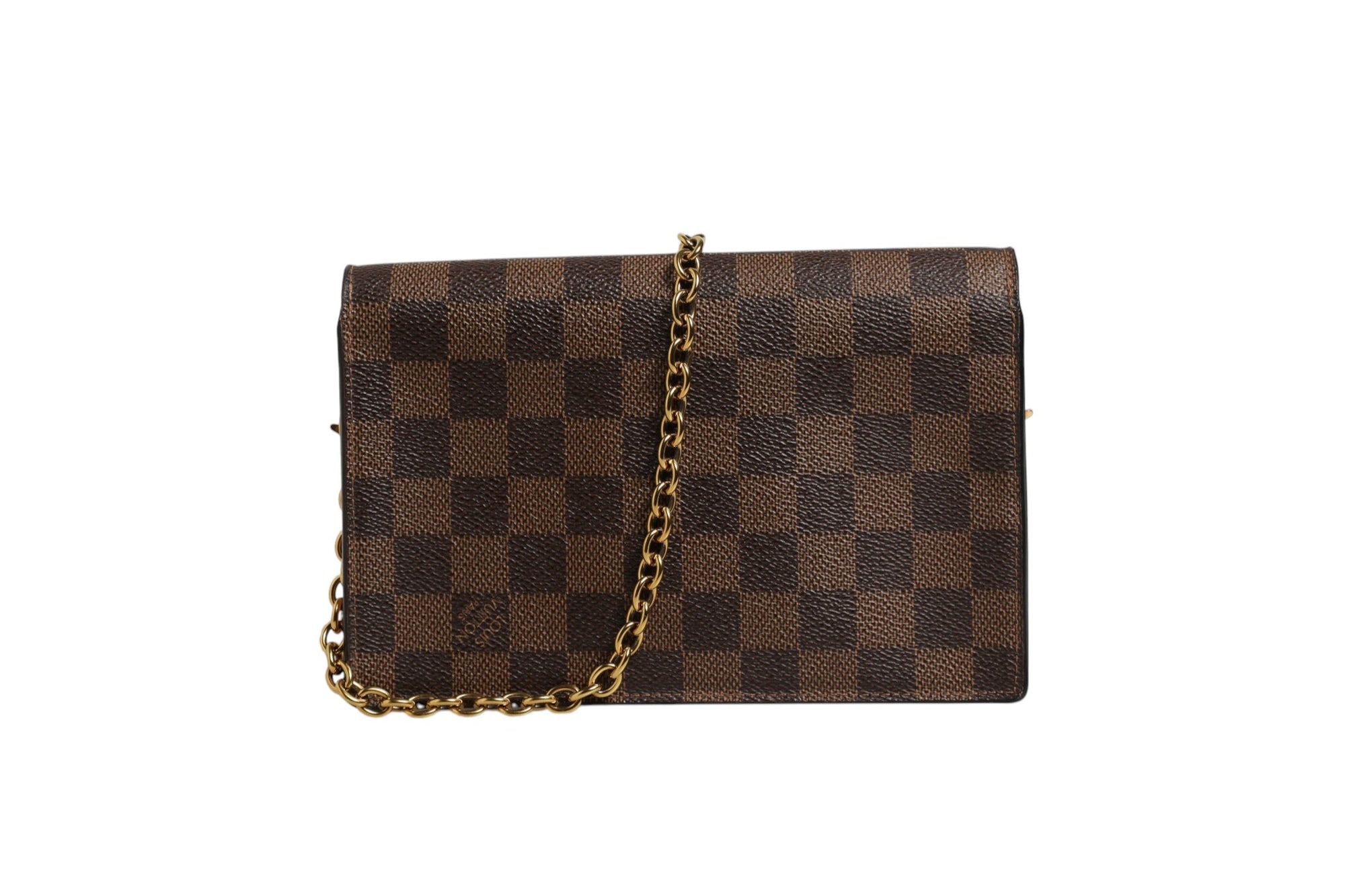 Louis Vuitton Damier Ebene Vavin Chain Wallet