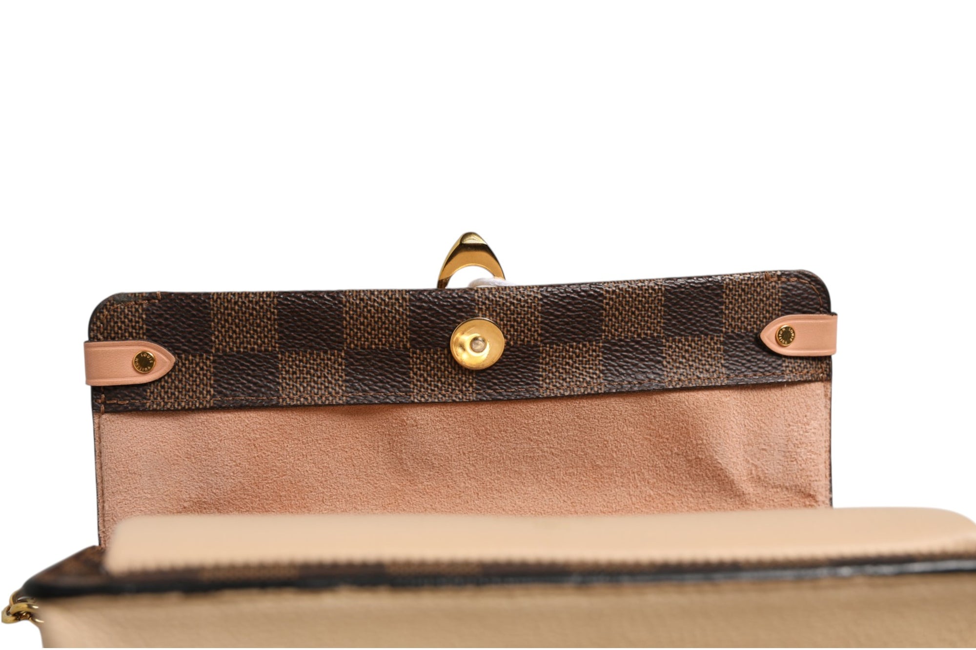 Louis Vuitton Damier Ebene Vavin Chain Wallet