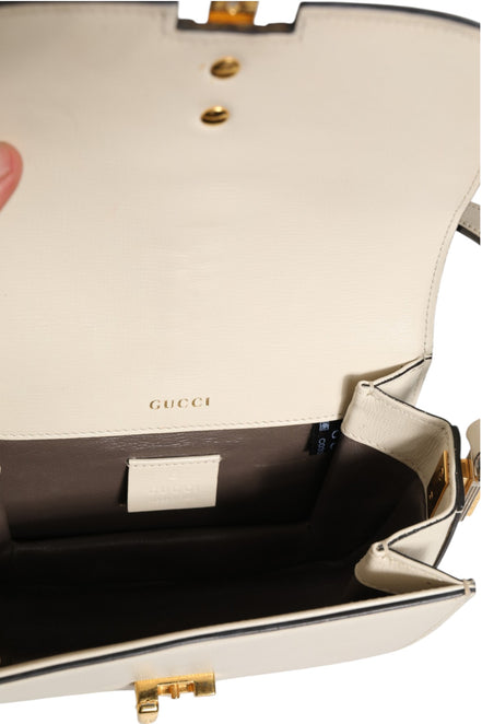 Gucci Sylvie 1969 Mini Leather Shoulder Bag
