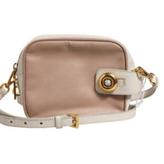 Prada Clay Gray Small Leather Shoulder Bag