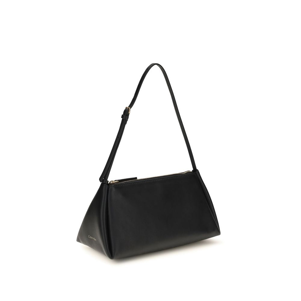 Calvin Klein Black Calf Leather Bos Taurus Handbag