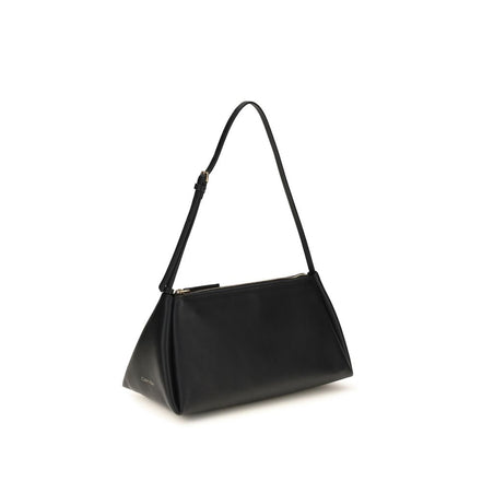 Calvin Klein Black Calf Leather Bos Taurus Handbag