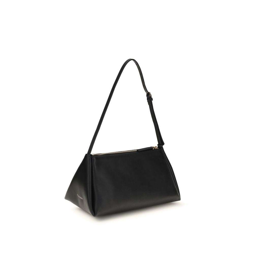 Calvin Klein Black Calf Leather Bos Taurus Handbag