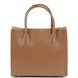 19V69 Italia Brown Leather Tote Bag
