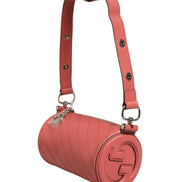 Gucci Blondie Mini Shoulder Bag Pink Leather