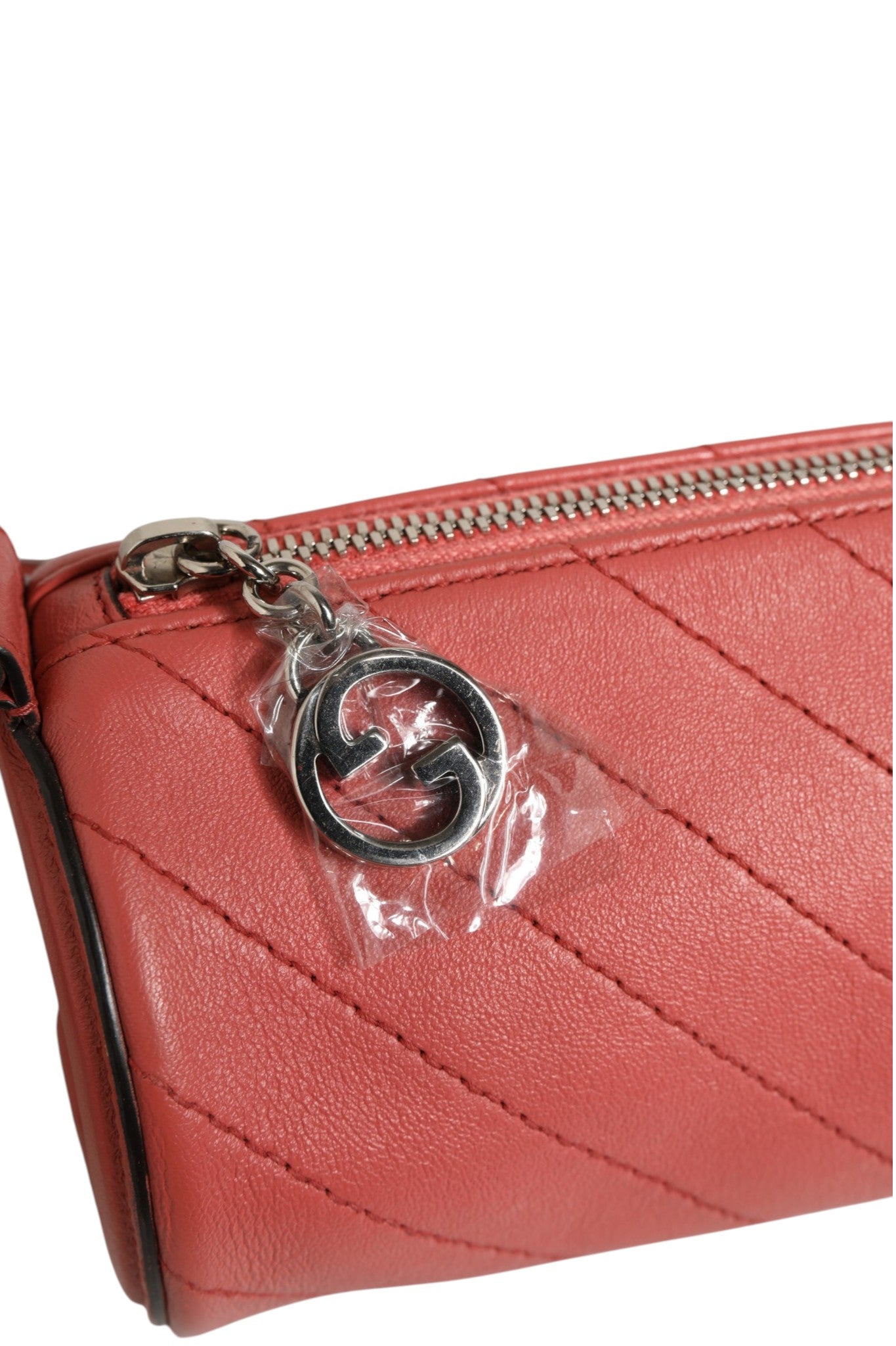 Gucci Blondie Mini Shoulder Bag Pink Leather