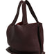 Hermès Picotin Taurillon Clemence Chocolate Handbag