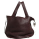 Hermès Picotin Taurillon Clemence Chocolate Handbag