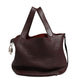 Hermès Picotin Taurillon Clemence Chocolate Handbag