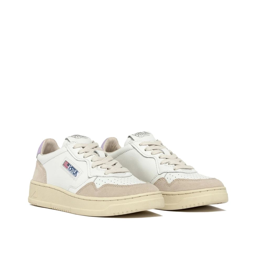 Λευκά χαμηλά sneakers Autry από δέρμα