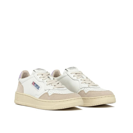 Λευκά χαμηλά sneakers Autry από δέρμα