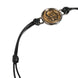 Dolce & Gabbana Black Polyester Cord Gold Tone Roman Coin Charm Bracelet