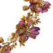 Dolce & Gabbana Gold Brass Mix Fiori Flowers Crystal Chain Necklace