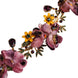 Dolce & Gabbana Gold Brass Mix Fiori Flowers Crystal Chain Necklace