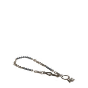 Dolce & Gabbana Silver Tone Chain Signature DG Logo Pendant Necklace