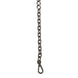 Dolce & Gabbana Silver Tone Heavy Chain Link Signature DG Logo Bracelet