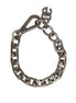 Dolce & Gabbana Silver Tone Heavy Chain Link Signature DG Logo Bracelet