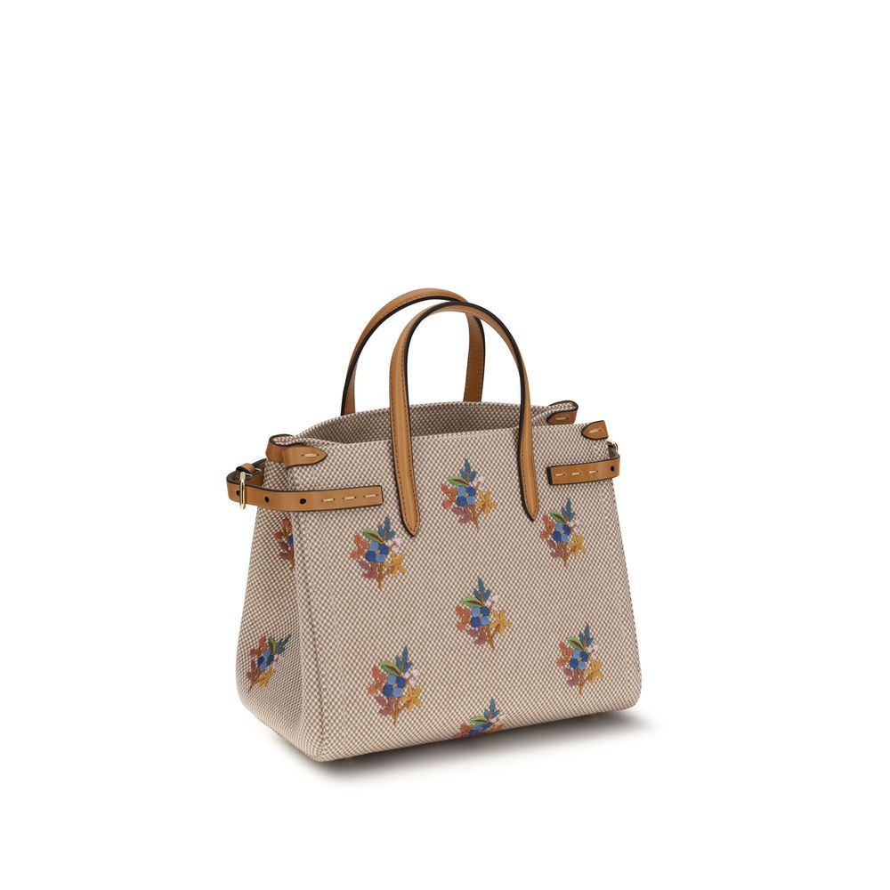 Valentino Garavani Beige Cotton Handbag