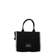 Τσάντα ώμου Marc Jacobs μαύρη από ύφασμα  
