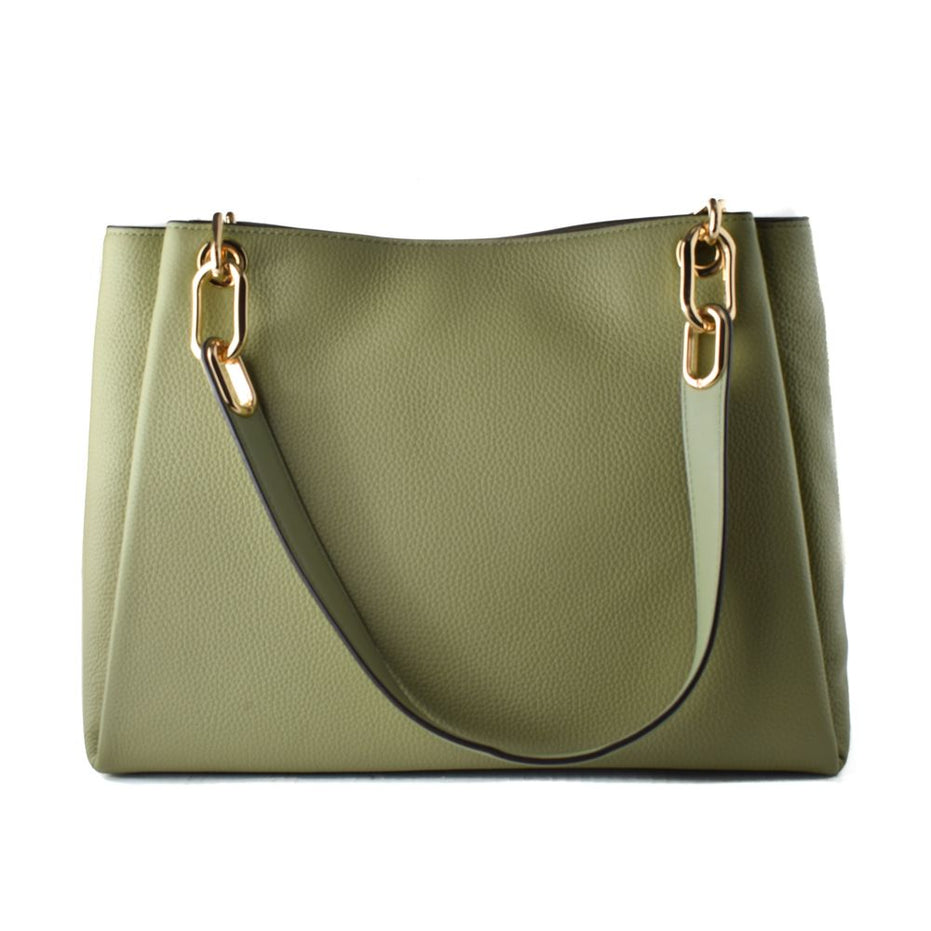Michael Kors Bicolor Leather Handbag
