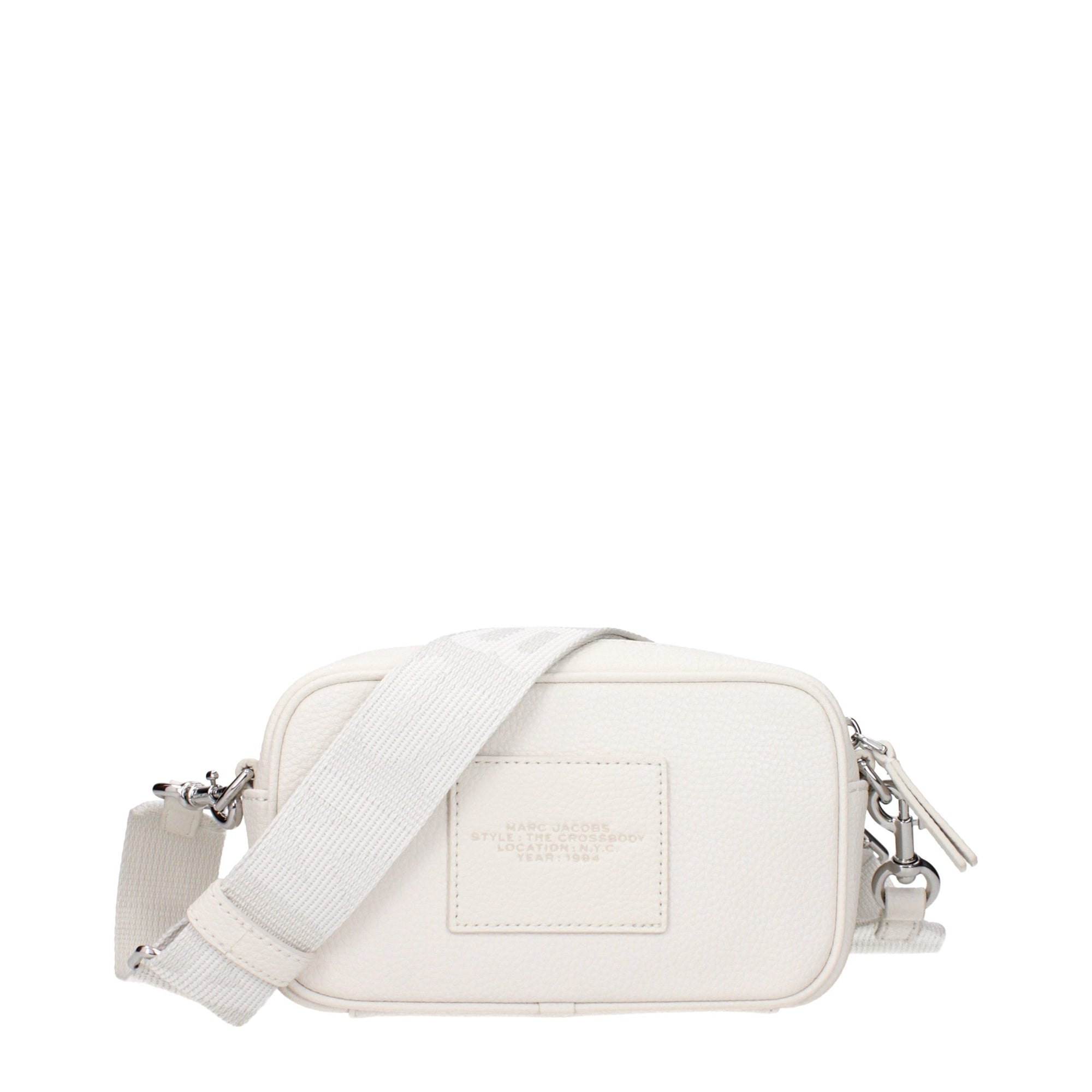 Τσάντα Marc Jacobs λευκή από δέρμα για χιαστί  