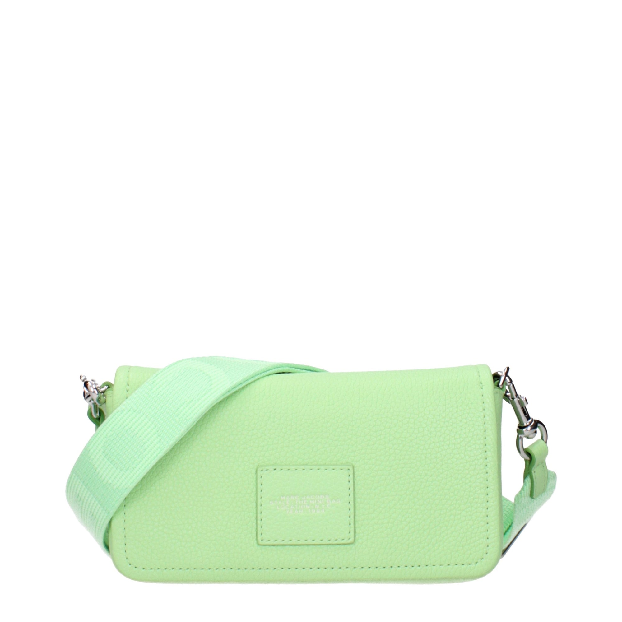 Τσάντα Marc Jacobs πράσινη από δέρμα για χιαστί  